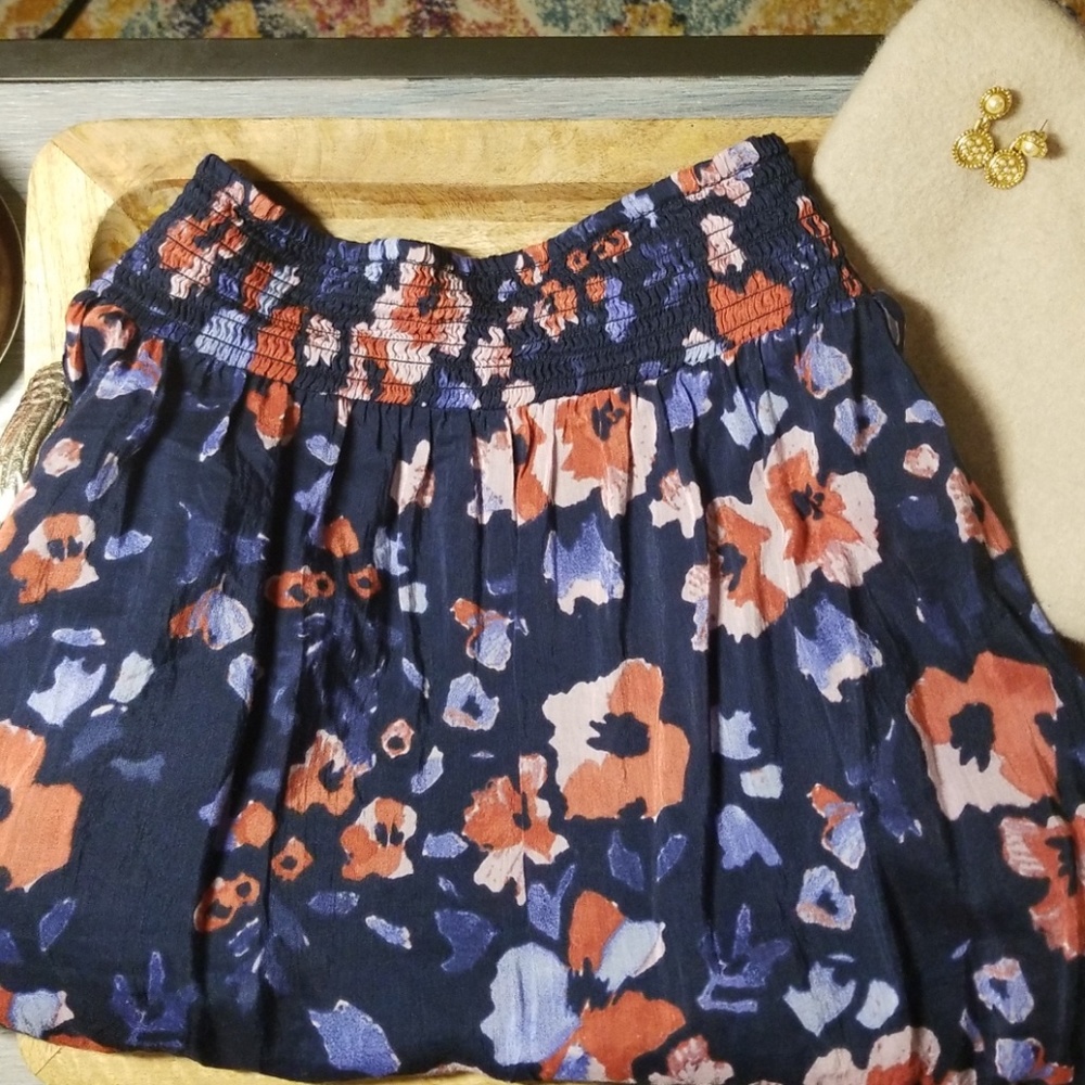 [SOLD] William Rast | Off-the-Shoulder Navy Blouse